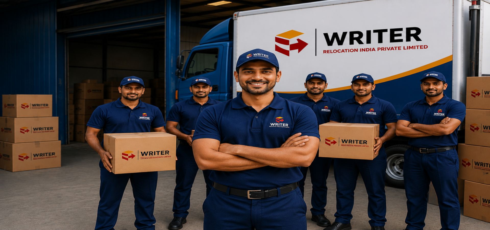 Writer Relocation India moving truck